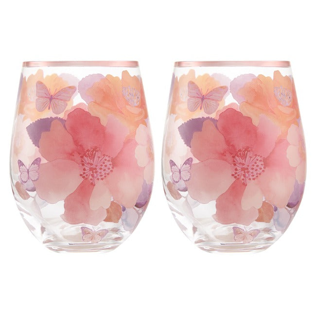 Maxwell & Williams Camilla Stemless Glasses, Set Of 2