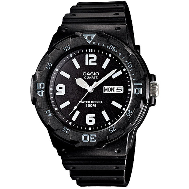 Casio Standard Men's 100m Analogue Wrist Watch, MRW-200H-1B2VDF