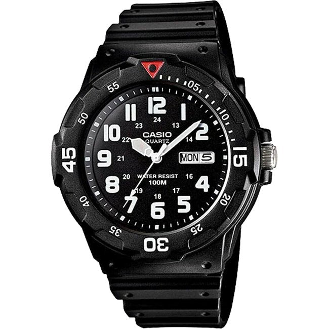 Casio Standard Men's 100m Analogue Wrist Watch, MRW-200H