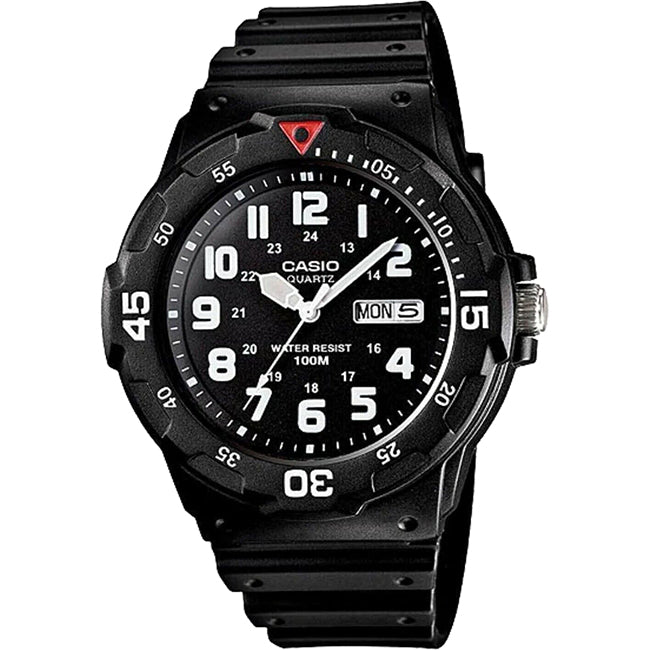 Casio Standard Men's 100m Analogue Wrist Watch, MRW-200H