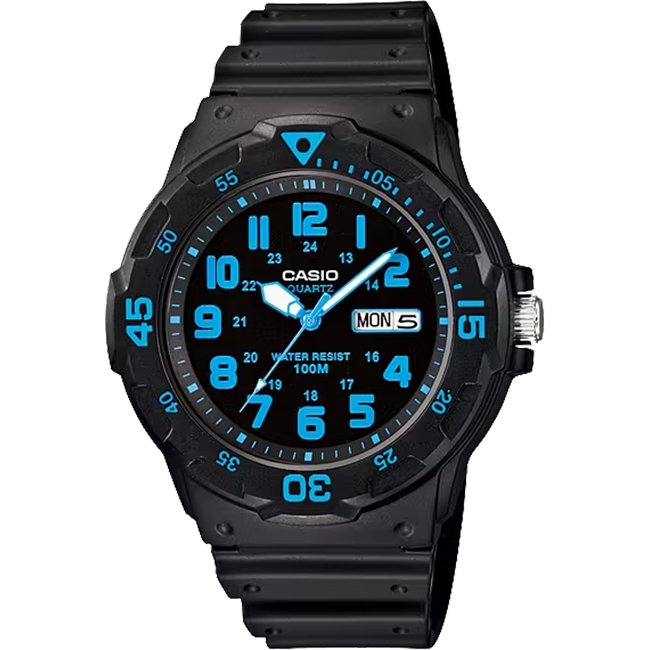 Casio Standard Men's 100m Analogue Wrist Watch, MRW-200H