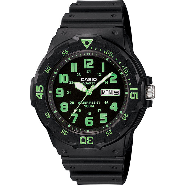 Casio Standard Men's 100m Analogue Wrist Watch, MRW-200H