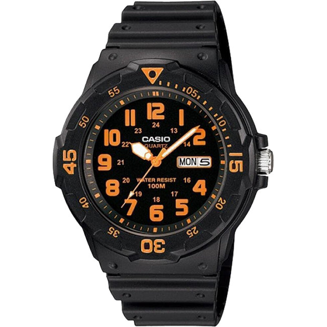 Casio Standard Men's 100m Analogue Wrist Watch, MRW-200H