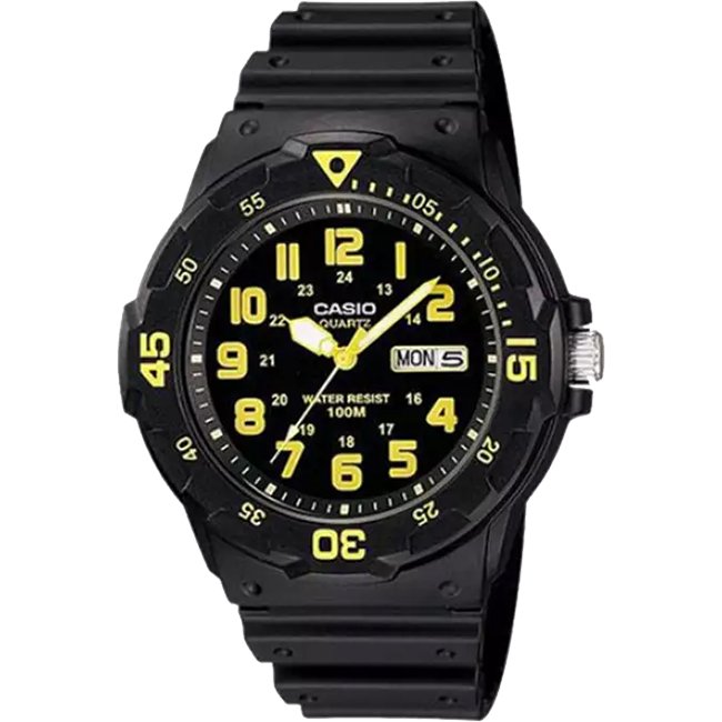 Casio Standard Men's 100m Analogue Wrist Watch, MRW-200H