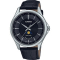 Casio Standard Men's 50m Moon Phase Analogue Wrist Watch, MTP-M100L-1AVDF