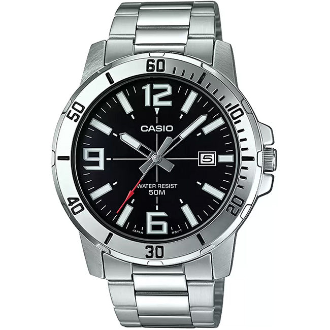 Casio Standard Men's 50m Analogue Wrist Watch, MTP-VD01D-1BVUDF