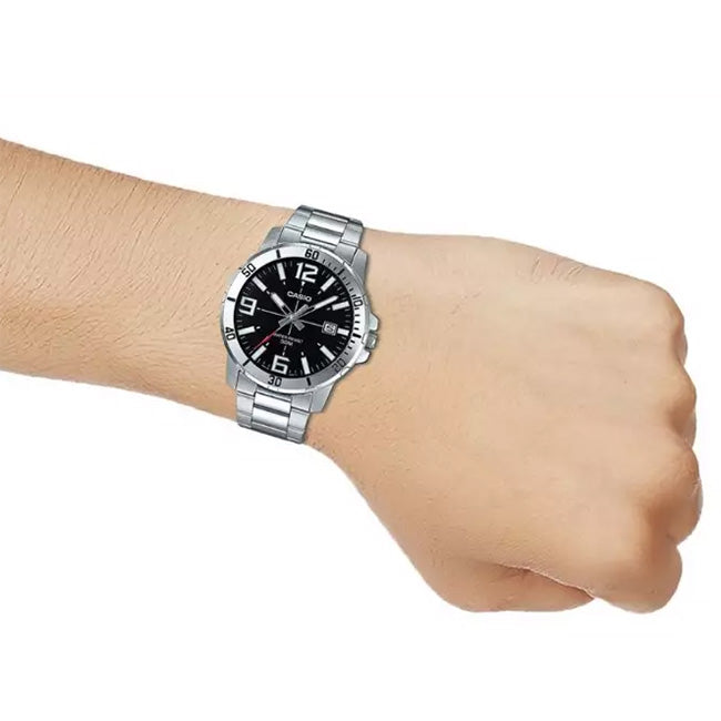 Casio Standard Men's 50m Analogue Wrist Watch, MTP-VD01D-1BVUDF
