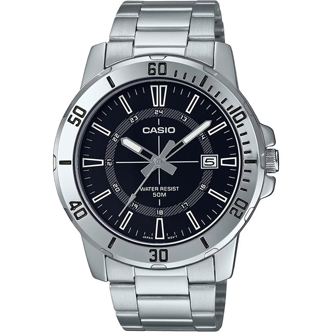 Casio Standard Men's 50m Analogue Wrist Watch, MTP-VD01D1