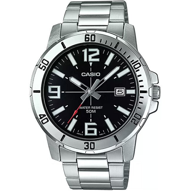 Casio Standard Men's 50m Analogue Wrist Watch, MTP-VD01D