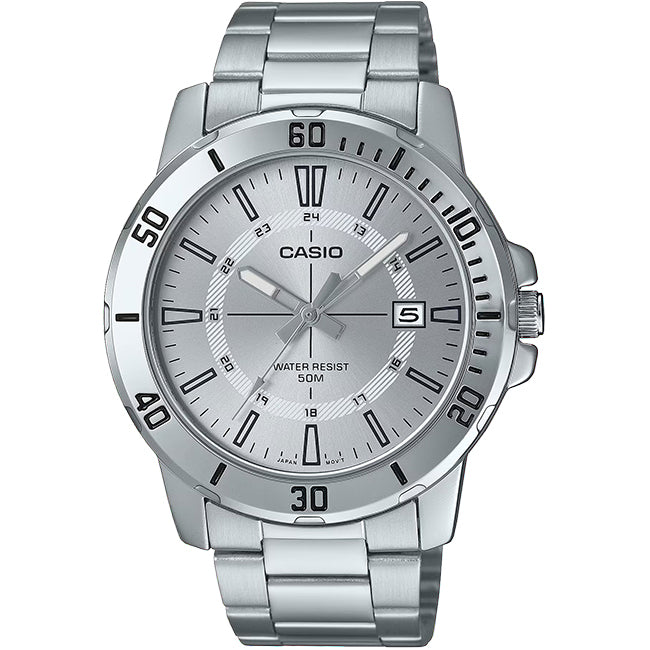 Casio Standard Men's 50m Analogue Wrist Watch, MTP-VD01D1