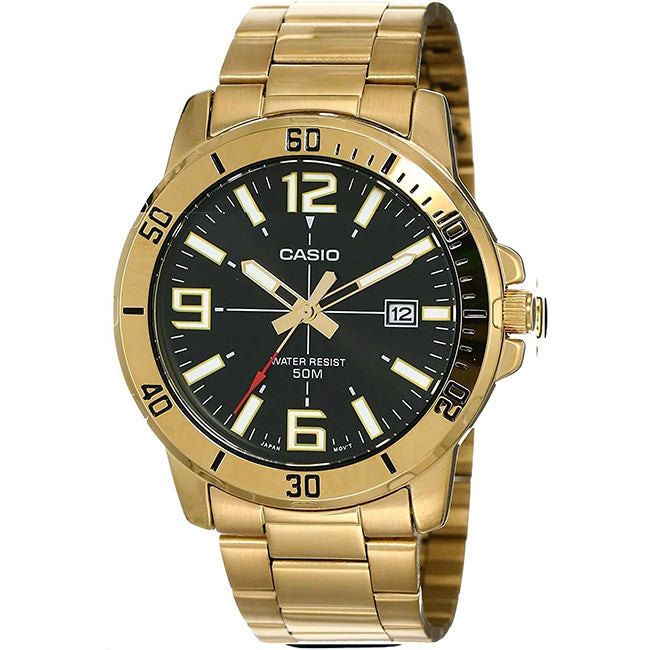 Casio Standard Men's 50m Analogue Wrist Watch, MTP-VD01G-1BVUDF