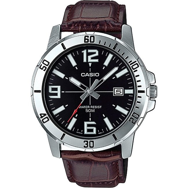Casio Standard Men's 50m Analogue Wrist Watch, MTP-VD01L