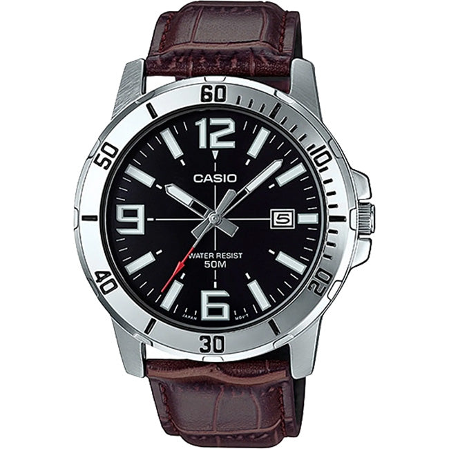 Casio Standard Men's 50m Analogue Wrist Watch, MTP-VD01L