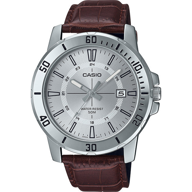 Casio Standard Men's 50m Analogue Wrist Watch, MTP-VD01L-7CVUDF