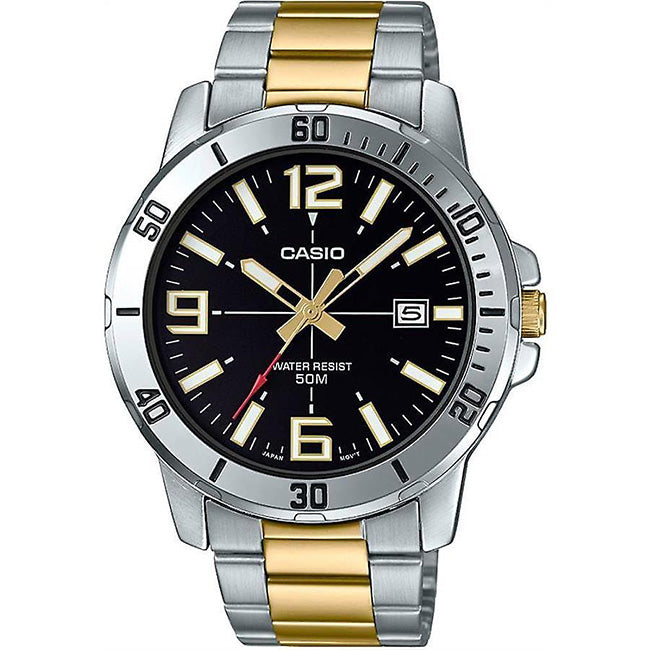 Casio Standard Men's 50m Analogue Wrist Watch, MTP-VD01SG-1BVUDF