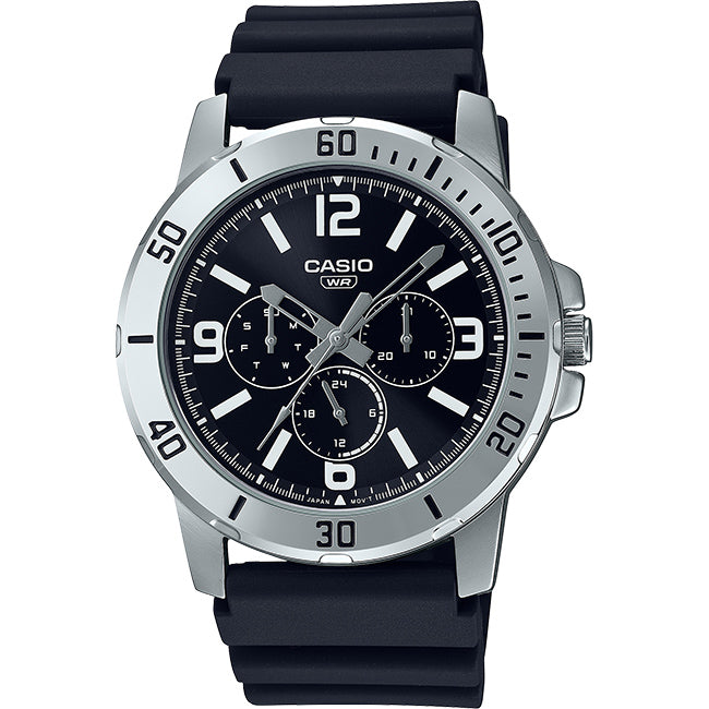 Casio Standard Men's 50m Analogue Wrist Watch, MTP-VD300-1BUDF
