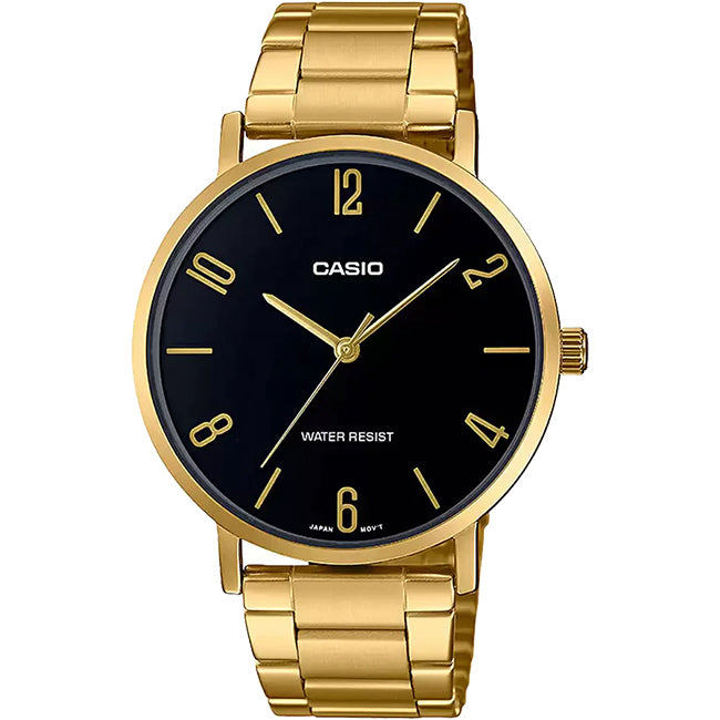 Casio Standard Men's Analogue Wrist Watch, MTP-VT01G-1B2UDF