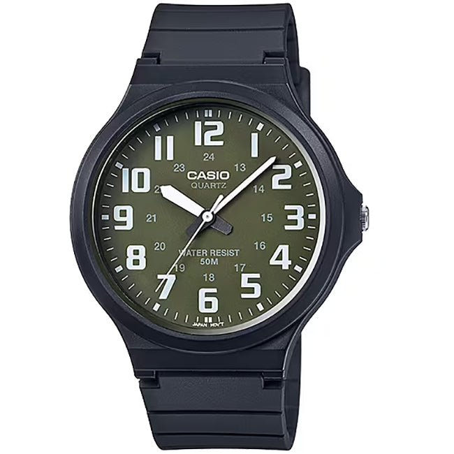 Casio Standard Men's 50m Analogue Wrist Watch, MW-240