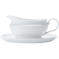 White Basics Gravy Boat & Saucer, 550ml