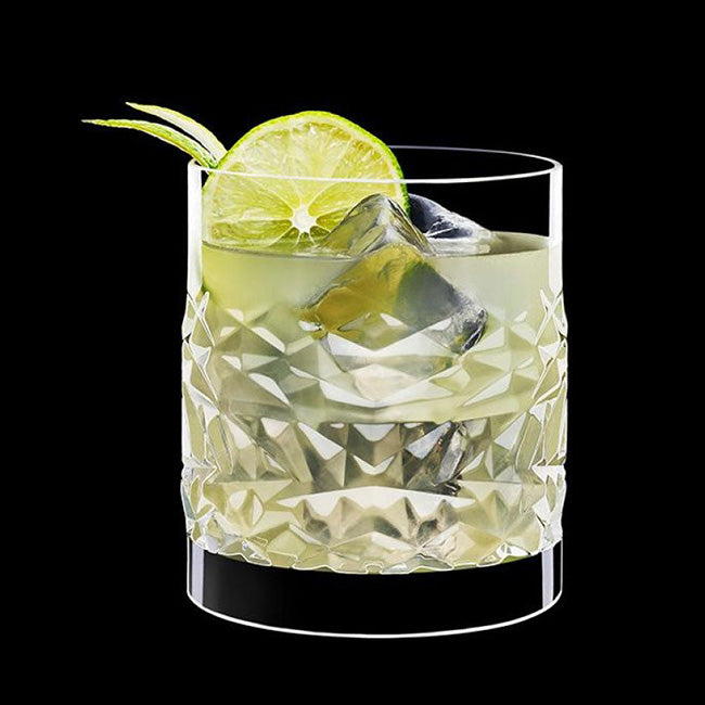 Luigi Bormioli Mixology Textures 380ml Whiskey Glasses, Set Of 4