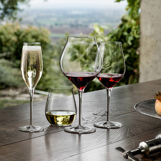 Luigi Bormioli Vinea Stemless Wine Glasses, Set of 2