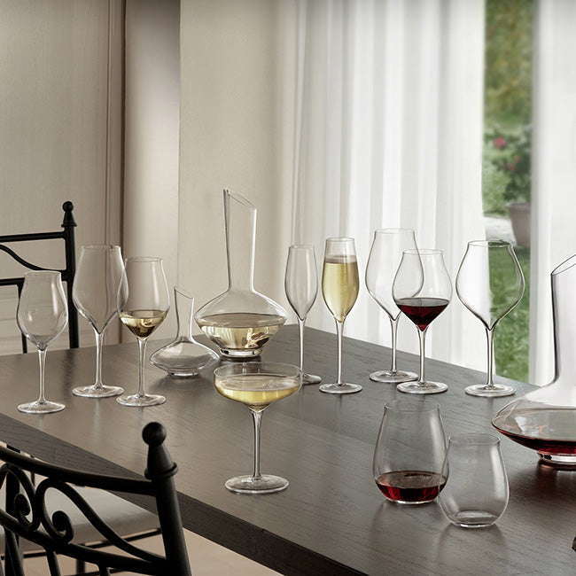 Luigi Bormioli Vinea Stemless Wine Glasses, Set of 2