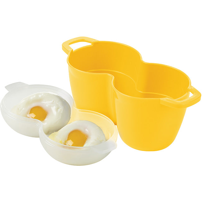 Progressive Prep Solutions Poach Perfect Microwave 2 Egg Poacher
