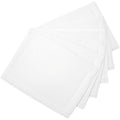 DSA Linen Polyteq White Stain-Resistant Placemats, Set Of 6