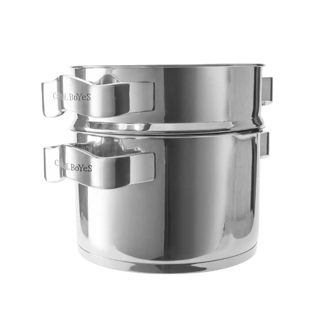 Carrol Boyes 20cm Stainless Steel Double Boiler, Flow