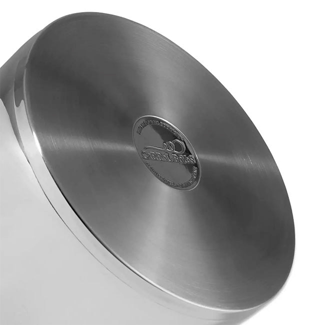 Carrol Boyes 24cm Stainless Steel Stock Pot, Flow, 7L