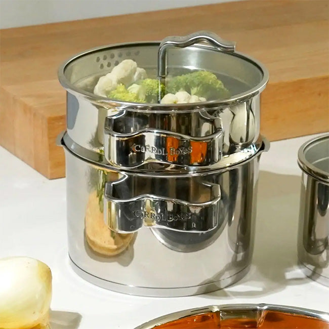 Carrol Boyes 20cm Stainless Steel Steamer, Flow