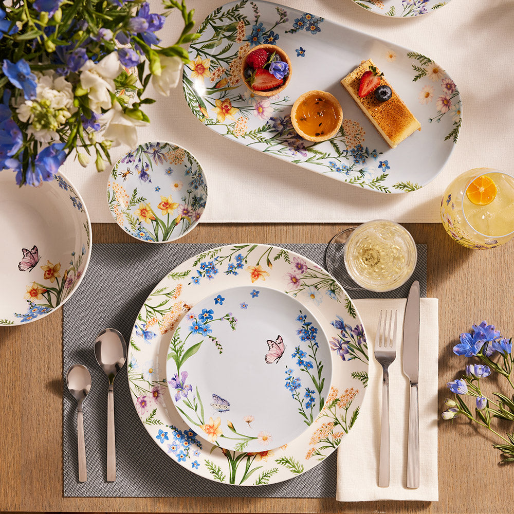 Maxwell & Williams Fluttering Meadow Coupe Dinner Plate, 27.5cm