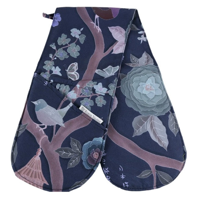 DSA Linen Robyn Valerie Japanese Garden Double Oven Glove