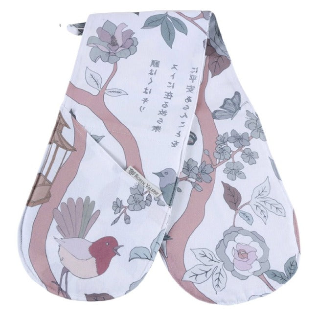 DSA Linen Robyn Valerie Japanese White Double Oven Glove