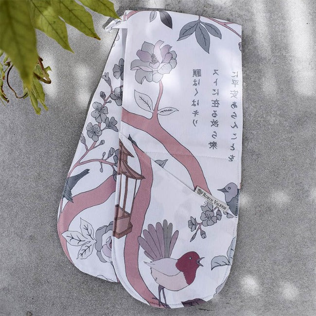 DSA Linen Robyn Valerie Japanese White Double Oven Glove