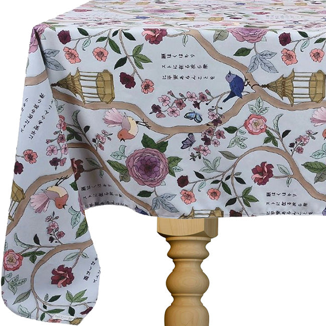 DSA Linen Robyn Valerie Organic Garden Rectangular Tablecloth