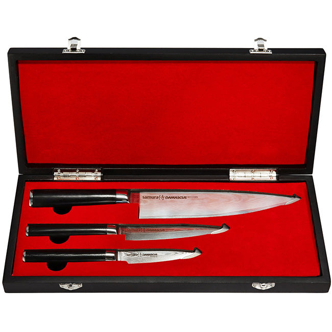 Samura Damascus Kitchen Knife Gift Box Set
