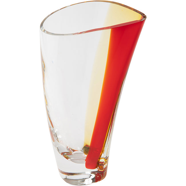 Krosno Sunrise Glass Vase, 34cm
