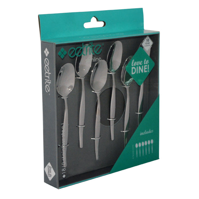 Eetrite Slimline Giftboxed Teaspoon Set, Set Of 6