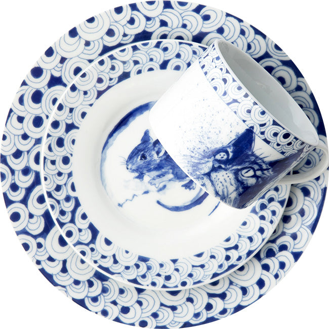 Sarie Mooi Cat & Mouse Tea Set