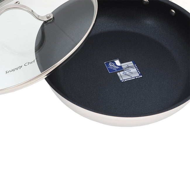 Snappy Chef Platinum Non-Stick Frying Pan With Lid, 26cm