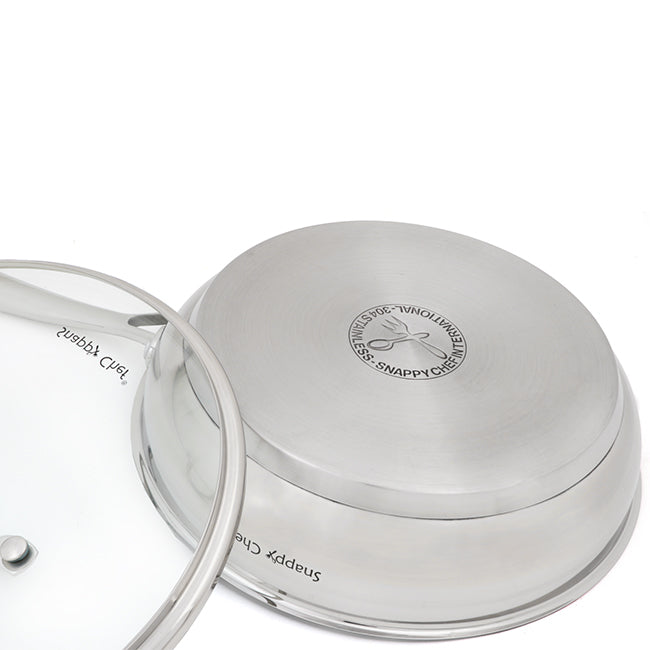 Snappy Chef Platinum Non-Stick Frying Pan With Lid, 26cm