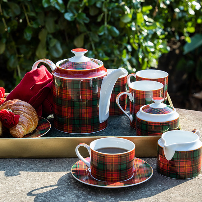 Jenna Clifford Red Tartan Mug