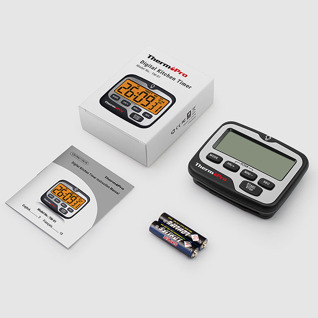 ThermoPro Digital Kitchen Timer With Touchable Backlight & Timer