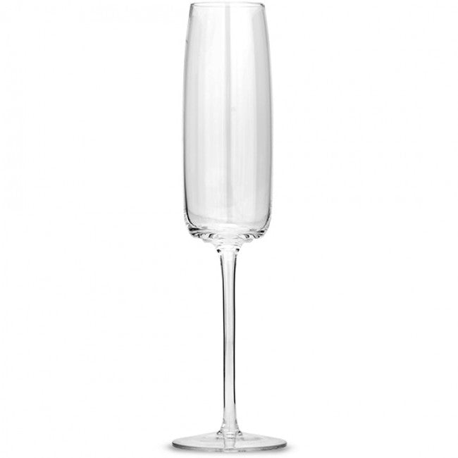 Carrol Boyes Set Of 4 Champagne Flutes, Ripple