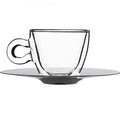 Luigi Bormioli Thermic Espresso Cup & Saucer, Set of 2