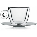 Luigi Bormioli Thermic Cup & Saucer, Set of 2