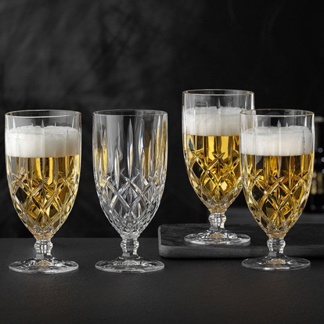 Nachtmann Noblesse Lead-Free Crystal Beer Glasses, Set Of 4