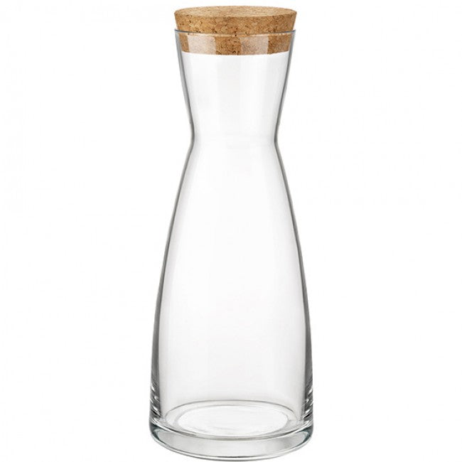 Bormioli Rocco Ypsilon Carafe With Cork Stopper, 1L