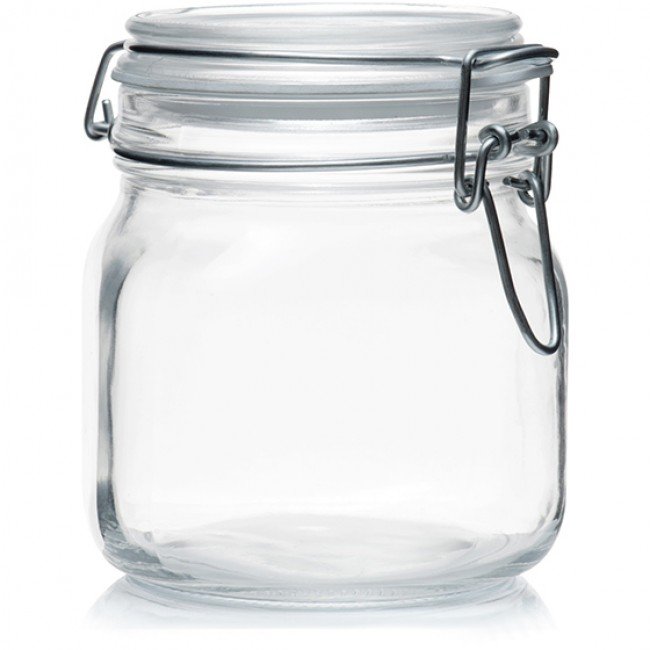 Consol Store-It Jar With Clip-Top Lid, 750ml